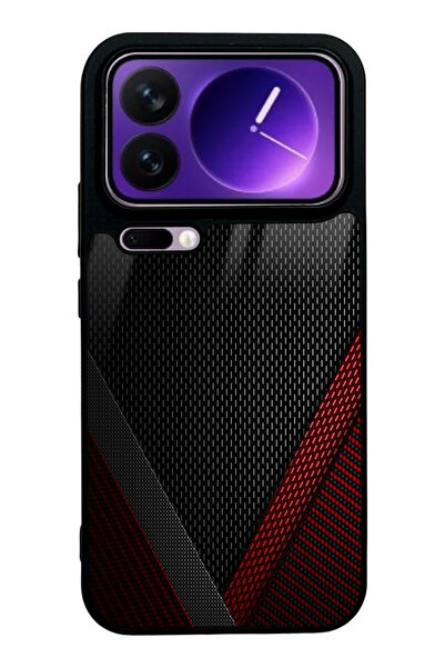 Spoyi Xiaomi 17 Pro Red Tracer Tasarımlı Glossy Telefon Kılıfı