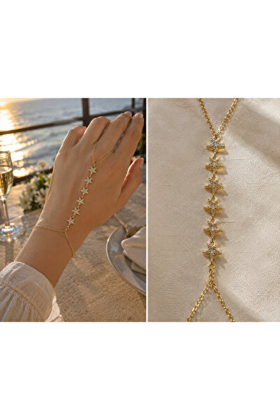 ADELYA CONCEPT Star Detailed Shahmeran Bracelet