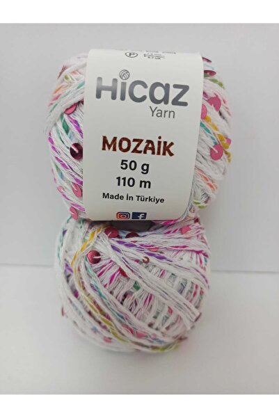 İPEK YÜN İPLİK DÜNYASI Bag String / Knitting String 65% Cotton 35% (3+6 Sequi...