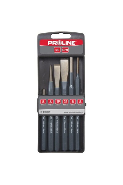 Proline SET DALTI-DORNURI-PUNCTATOARE CR-VA PENTRU METAL - 6P.