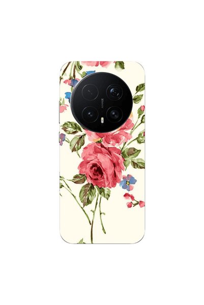 Other Honor Magic 8 Lite Pro Violet and rose Transparent Silicone TPU Θήκη