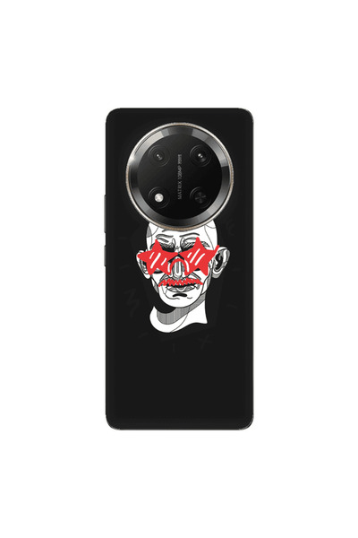 Other Honor Magic 7 Lite Star glasses Black Colored Silicone TPU Θήκη