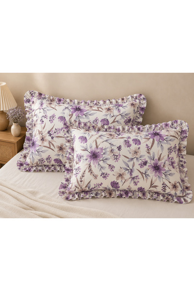 Madame Home Ranforce Ruffle Pillowcase 2Pcs 50*70 Cotton Fabric