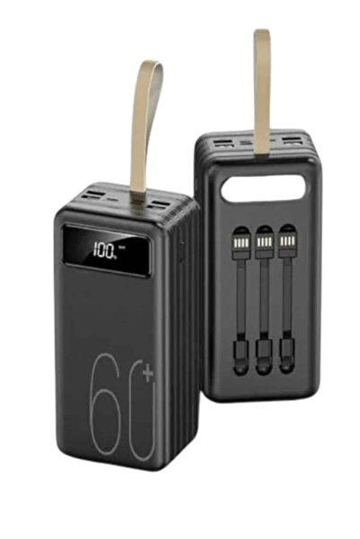 ZERO LAND SVL-SHOP Hızlı Şarj 4 Çıkışlı Powerbank 60.000 Mah Taşınabilir (185...
