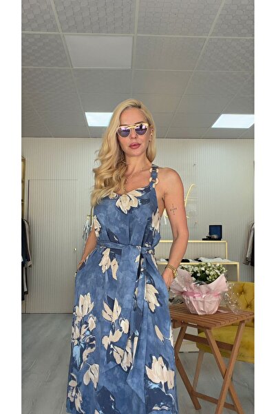 H&H COLLECTION Askıları Detaylı Elbise