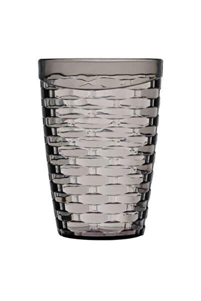 OEM Pahar din plastic pentru apă, gri, model reliefat, 430 ml