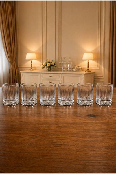 rova tr Elysia Series 6 Pieces Titanium Coated Luxury Glass Water Glasses – D...
