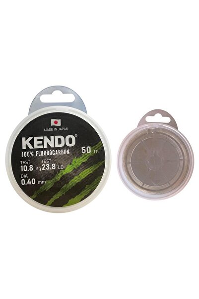 Kendo White 50mt 0.40mm %100 Fluorocarbon Misina