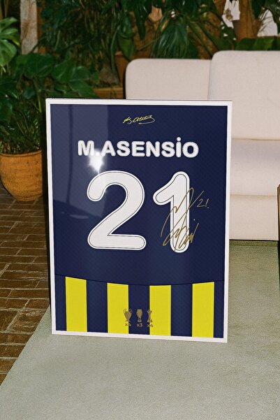 Base Concept Marco Asensio 21 Forma Tasarımlı Poster Tablo (Çerçeveli)