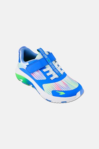 SKECHERS Kids Girl Elite Velcro Closure Sneakers Shoes, Multicolor