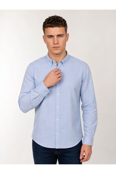 Loft قميص رجالي مريح مقاس U.Sleeve