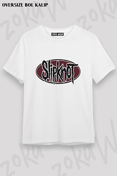 ZOKAWEAR Μπλουζάκι Unisex Loose Fit με στάμπα Slipknot v50