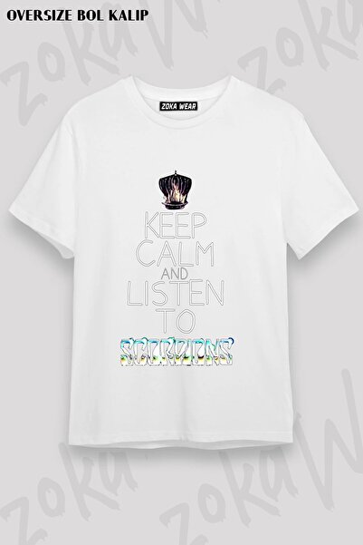 ZOKAWEAR Μπλουζάκι Unisex Loose Fit με στάμπα Scorpions v14