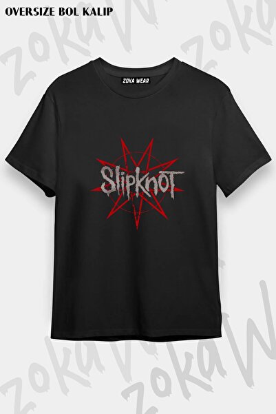ZOKAWEAR Μπλουζάκι Unisex Loose Fit Slipknot v46 με στάμπα