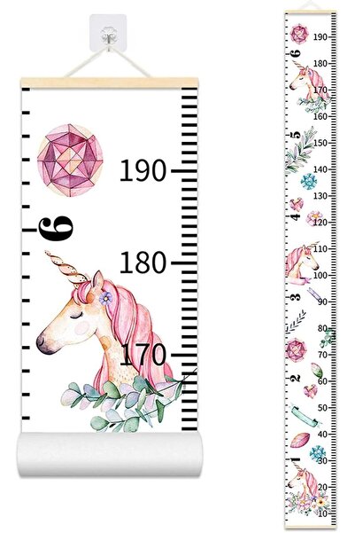 Arabest Baby Growth Chart,Height Wall Chart for Kids,Wooden Frame Canvas,20x2...