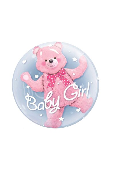 MP Mirific Party Balon Bobo transparent, Fetiță, 55 cm