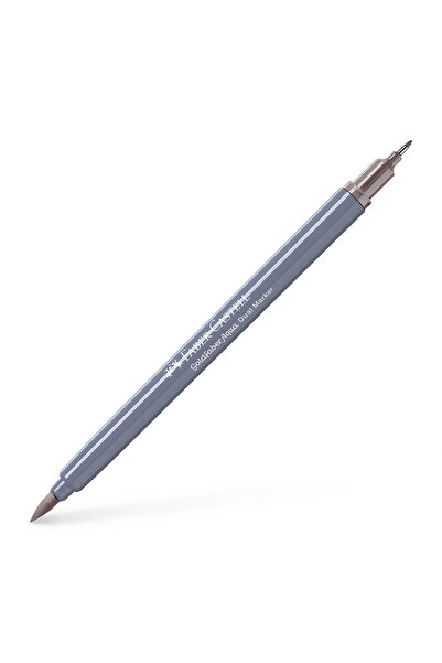 Faber Castell Marker solubil cu 2 vârfuri Goldfaber Warm Grey III 272 Faber-C...