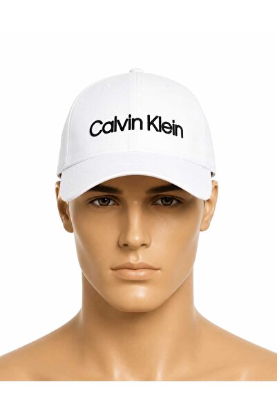 Calvin Klein Καπέλο μπέιζμπολ με λογότυπο – Λευκό
