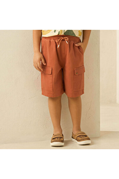 ELIGO Drawstring Waist Shorts with Pockets