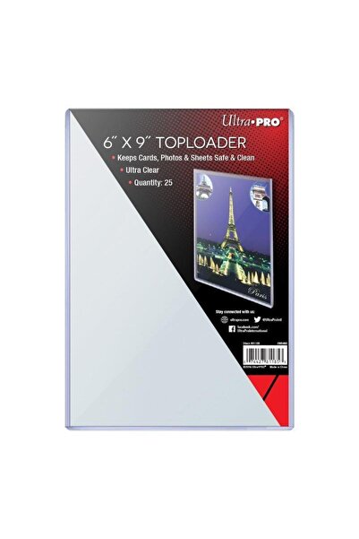 Ultra Pro 15 X 23 cm Over Size & Photo Toploader 25'li