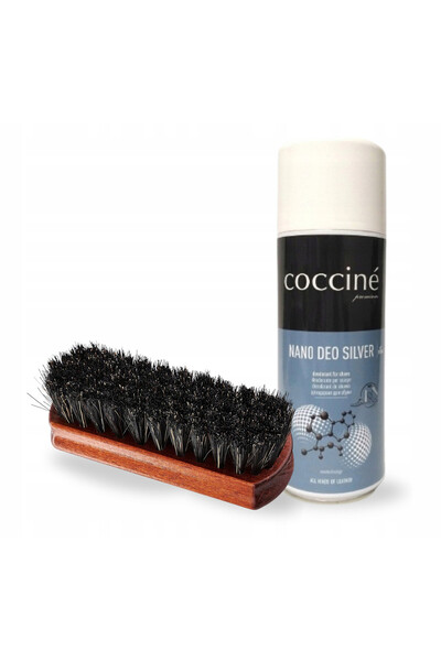 Coccine Set pentru lustruit si improspatat incaltaminte, Coccine, 2 in 1, Per...