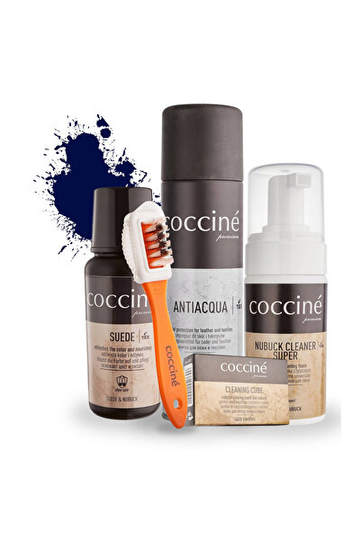 Coccine Kit de curatare, Coccine, Suede Renovator, 5 in 1, 250 ml, pentru cur...