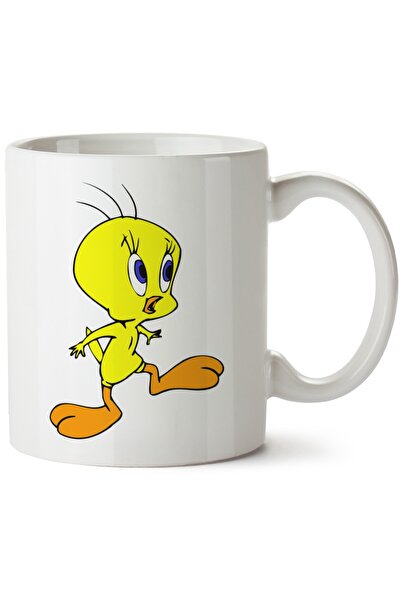 ET ERTAPASSAGE original creative designs Tweety Printed Porcelain Mug, Machin...