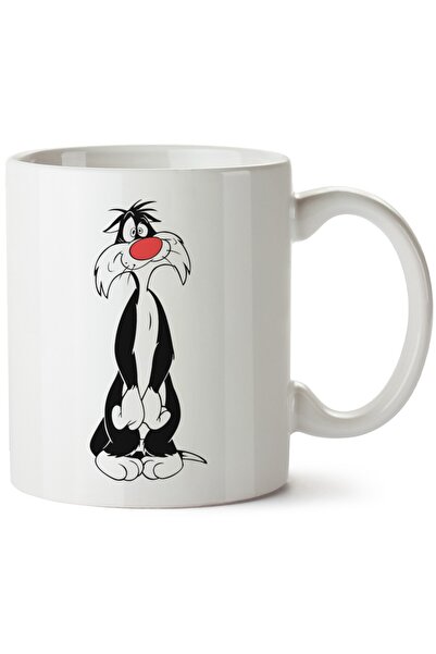 ET ERTAPASSAGE original creative designs Sylvester Printed Porcelain Mug, Mac...