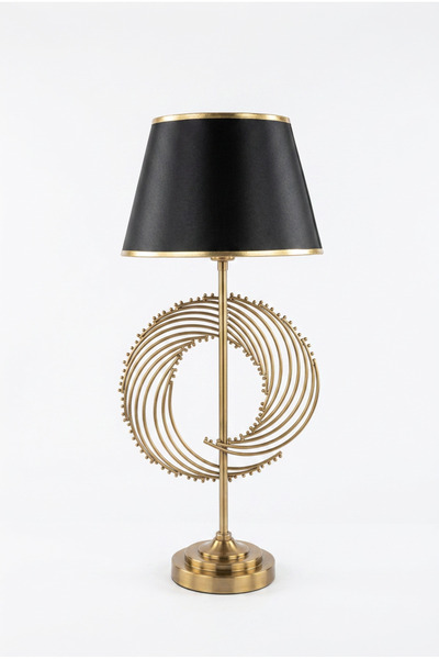 LUMINZO Viora Eskitme Luxury Series Black Headboard Spiral Design Metal Lamps...