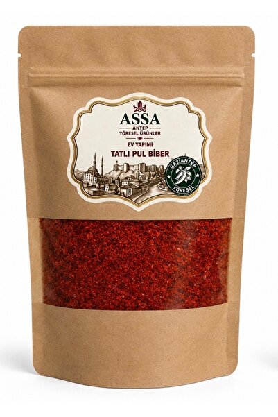 ASSA ANTEP YÖRESEL Antep Tatlı İpek Pul Biber 500 Gr
