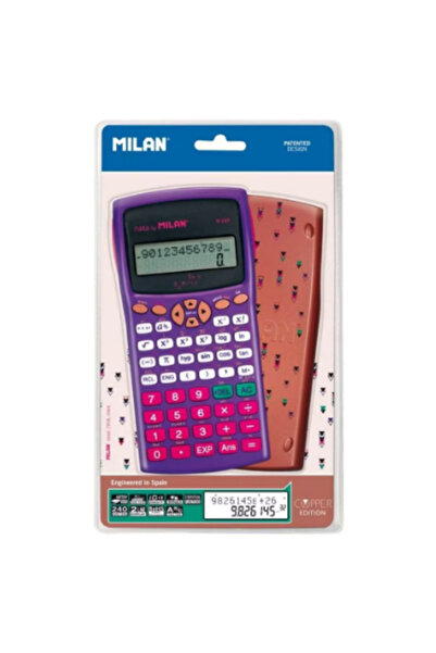 Milan Calculator științific 10+2 cifre 240 funcții Corp din plastic multicolor