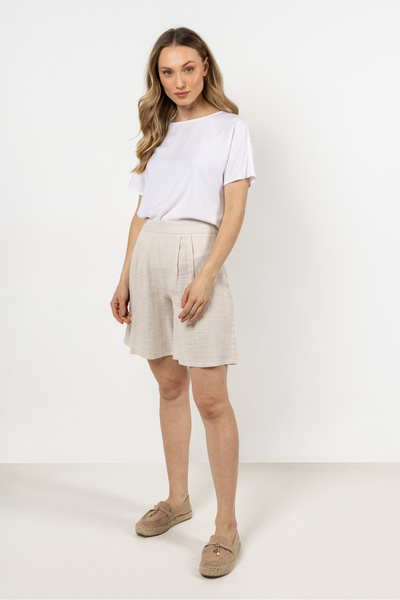 Awama Pantaloni scurti dama, awama, bej, bumbac 100%, S INTL