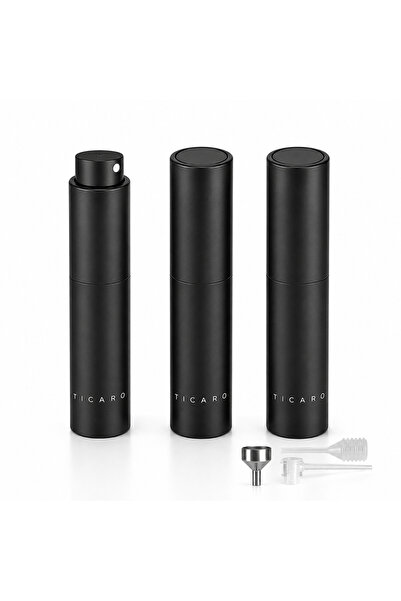 TİCARO Parfüm Şişesi 10 ml 3'lü Set Cep Parfüm Şişesi Doldurulabilir Parfüm D...