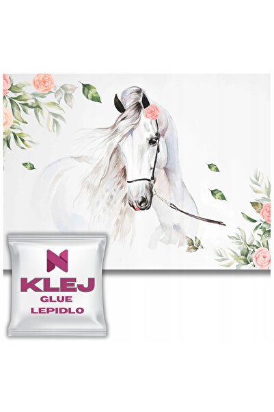 Naklejkomania Fototapet Pastel Pentru Camera Unui Copil, Cal Pictat, 260x390