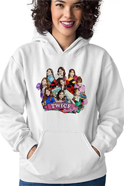 OEM Γυναικείο Φούτερ με κουκούλα Twice K-pop Εμπορεύματα
