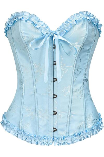 OEM Top Corset Damski Modelator Sexy și Elegant Albastru S