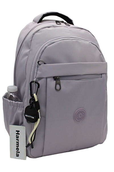 Harmela Daily Backpack Unisex Water Resistant Lavender Color School Bag 2300