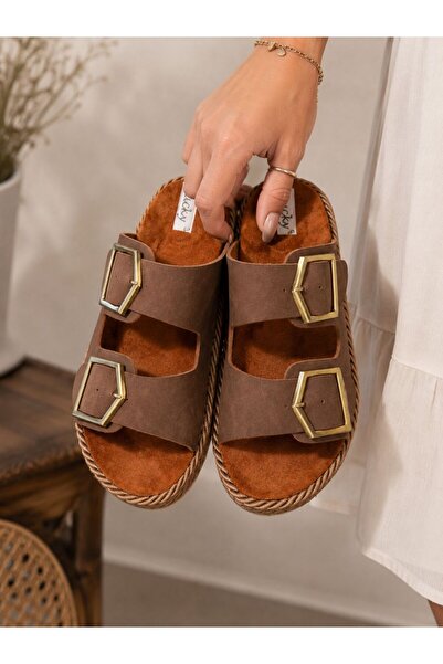 PLN SHOES Orthopedic Sole Double-Strapped Buckle Wrapped Women's Comfortable ...