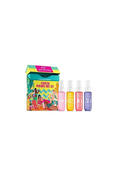 sol de jainero مجموعة عطور برازيلية - مجموعة '40' '59' '62' '68'، 4 عبوات بحج...