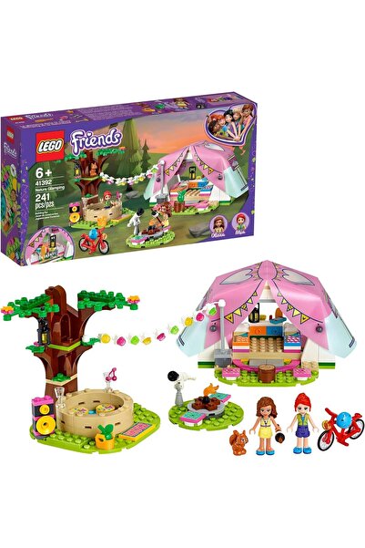LEGO مجموعة بناء فريندز نيتشر جلامبينج 41392؛ تتضمن دمية ميا من فريندز، وخيمة...