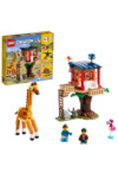 LEGO مجموعة بناء كرياتور 3 في 1 سفاري ويلفايف تري هاوس 31116 مع منزل وطائرة ث...