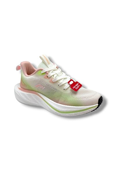 Owndays 6401-26 Anorak Memory Foam Women's Sneaker White Green