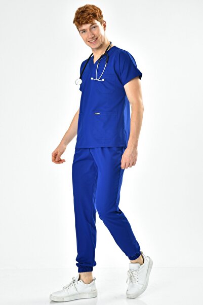Owlet Medikal Saks Blue Lycra Suit with Elastic Leg Legs