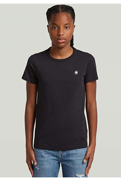 G-STAR RAW تي شيرت نسائي أسود من Eyben Slim R T NY Jersey D 04432-2857-990