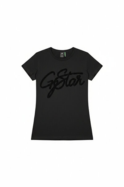 G-STAR RAW Graphic 2 R T Women DK Black T-Shirt Lyon Jersey O D