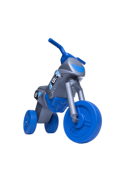 Enduro Bicicletă fără pedale, Maxi, gri/albastru, 3-6 ani