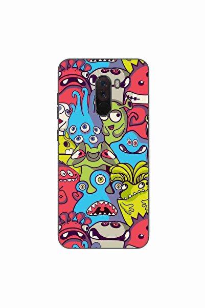 OEM Husa compatibila cu Xiaomi Pocophone F1 Silicon Gel Tpu Model Squishi Mon...