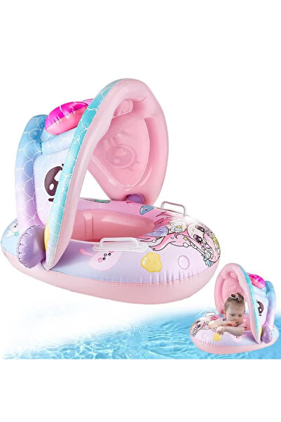 TAPIT Baby pool float Swimming Pool Float Boat with Sun Protection Canopy Inf...