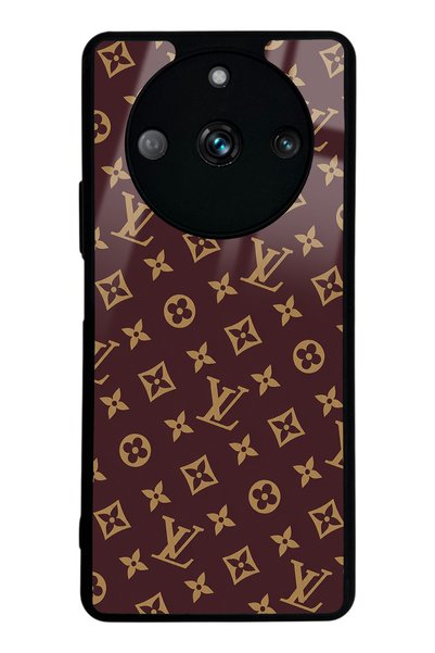 Spoyi Realme 11 Pro Red Lv Design Glossy Phone Case