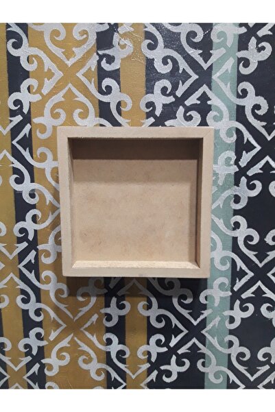 Altınyapı Hobi Market Small Single Two-Way Square Wall Panel Raw Mdf